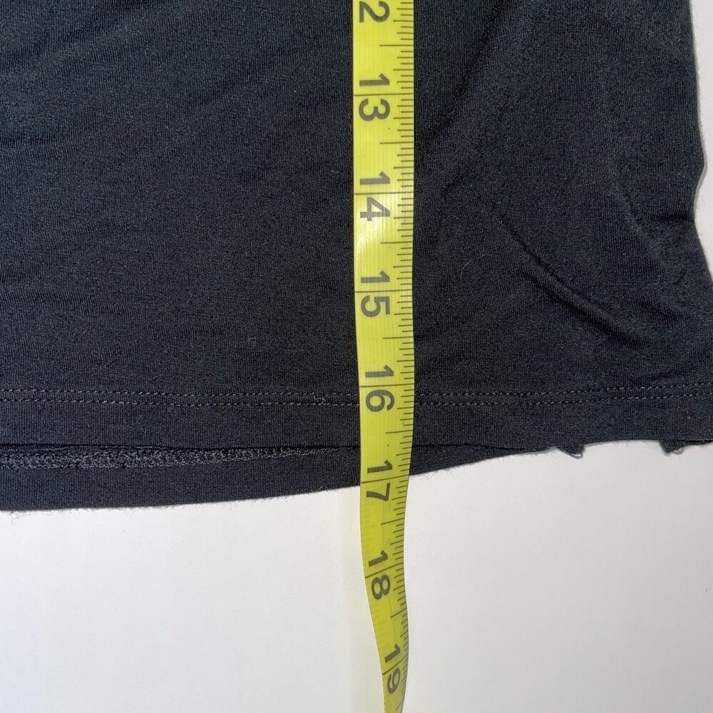 American Eagle Solid Black Crew Neck Short Sleeve… - image 7