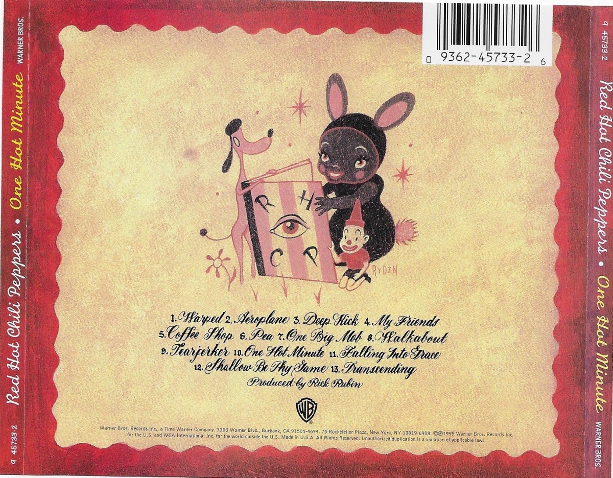 One Hot Minute by Red Hot Chili Peppers CD Sep-1995 Warner One Hot Minute by Red Hot Chili Peppers CD Sep-1995 Warner