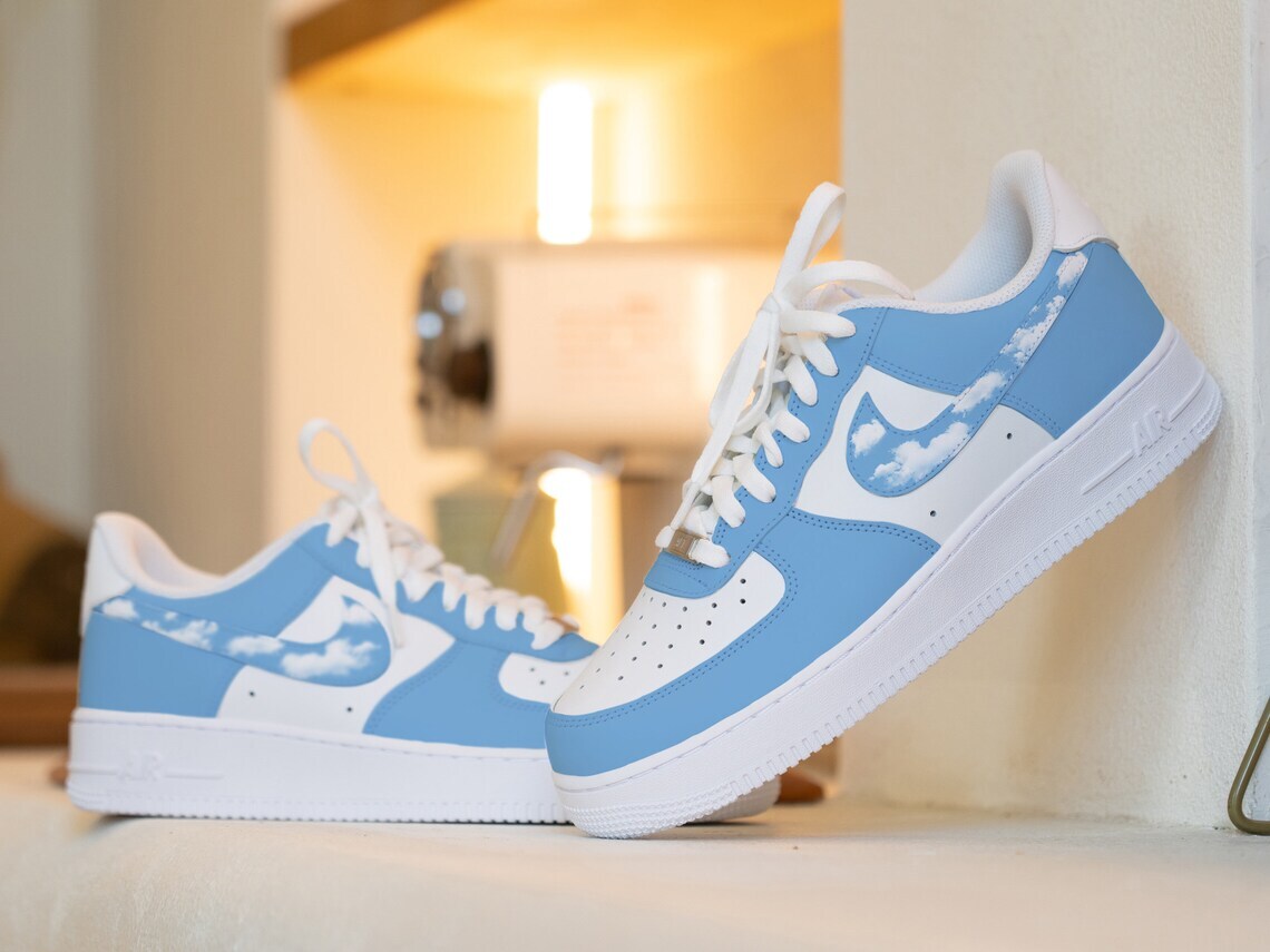 nike blue cloud shoes