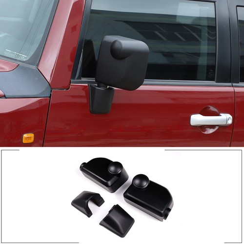 Matte Black Exterior Rear View Mirror Cover Trim For Toyot FJ Cruiser