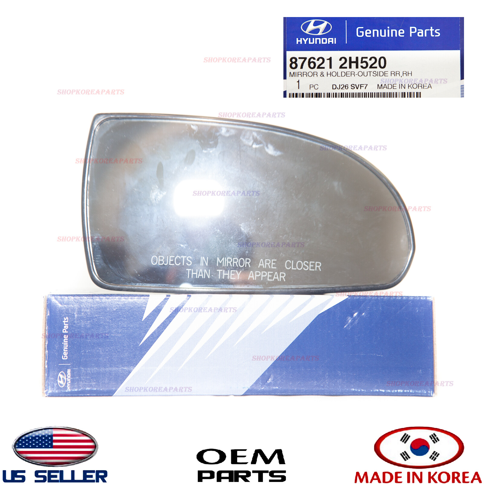 Hyundai OEM Elantra Outside Mirrors-front Door-mirror Glass Right 