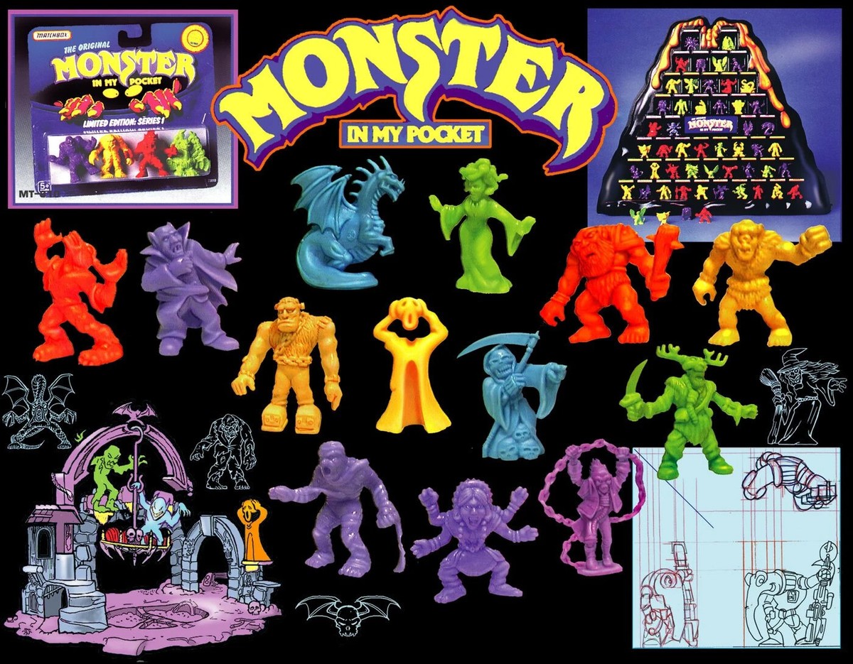 MIMP, MONSTERS IN MY POCKET, 1 SERIE - 1990-1993 - MATTEL - A