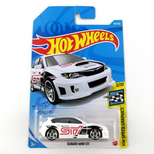 Hot Wheels Subaru WRX STI (white) Diecast Car GTB98 HW Speed Graphics