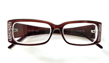 CAPRI OPTICS US 68 BROWN WOMEN RECTANGLE FULL RIM EYEGLASS FRAMES 52-18-140