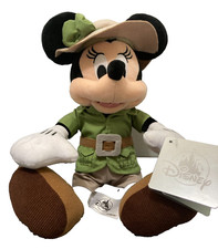 Minnie Mouse Plush Safari Disney Parks Animal Kingdom Ranger with Tags 11 inch