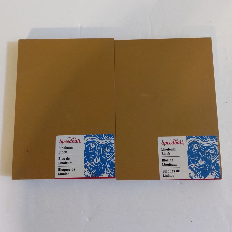New 2 PC Speedball, Linoleum Block 5 x7 Craft Item - Image 4 of 4