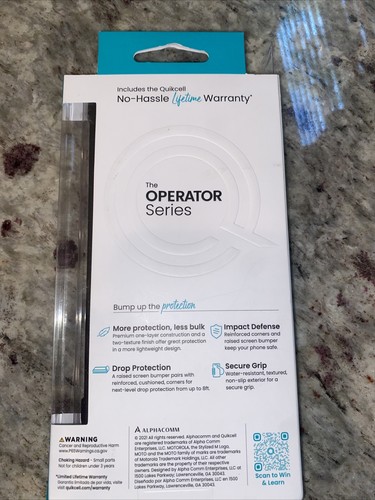 For Moto G Power 2022 Quikcell Operator Protection Case - Picture 2 of 2
