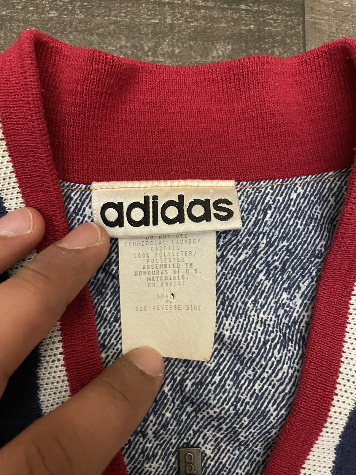 1994 Team USA Soccer Adidas Denim World Cup Jacket Size L Vintage