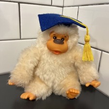 Vintage Russ Graduation Baby Gonga Plush Monkey Gorilla 7" Thumb Sucking