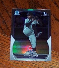 2023 Bowman Draft Chrome Prospects Refractor #BDC-37 Isaiah Coupet