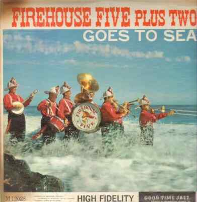 Firehouse Five Plus Two Goes To Sea NEAR MINT good time jazz Vinyl LP