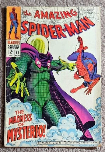 Amazing Spider-Man #66 Marvel Comics 1968 Romita Art - FN-