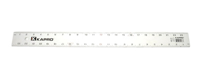 Kapro 308 Straight Edge Ruler 1/8'' & 1/16'' Increments Contractor Grade Measuring