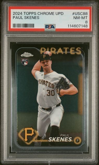 2024 Topps Chrome Update Series - Paul Skenes #USC88 (RC) PSA 8