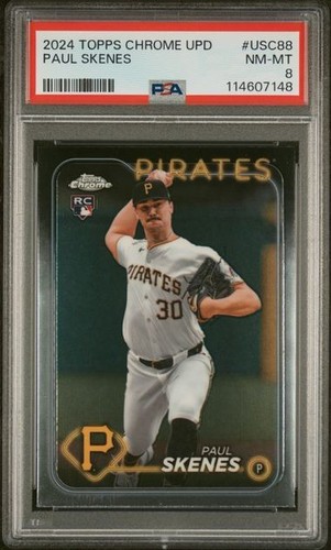 2024 Topps Chrome Update Series - Paul Skenes #USC88 (RC) PSA 8