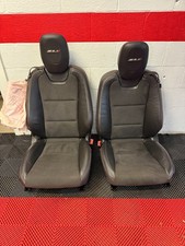 2013 Camaro Zl1 Convertible Oem Front And Rear Seats Leather Suede Red Stitch 2k