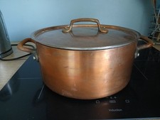 Cuivre,faîtout,marmite,objet ancien,cuisine,art populaire,