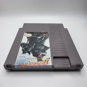 Indiana Jones and the Last Crusade NES Nintendo con manuale e custodia (TAITO) Raro!