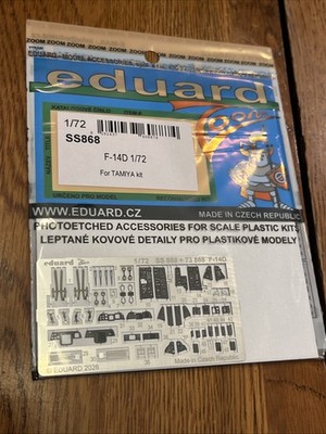 1/72 Eduard #SS868 F-14D Tomcat Zoom Details For Tamiya