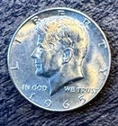 1965 Kennedy Half Dollar 40% Silver Uncirculated Uncertified US Coin