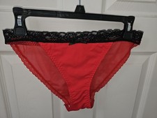 Vintage String Bikini Panties. Size Large