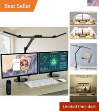 Desk Lamp with Clamp, Architect Led Desk Lamp for Home Office with Remote Con...