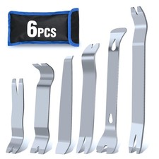 GOOACC 6PCS Metal Trim Removal Tool Removal, Stainless Steel 