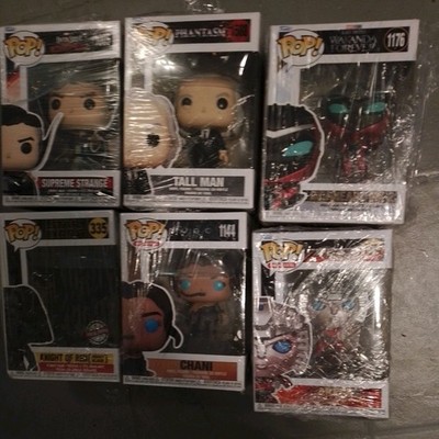 6x Funko Pop! (10cm) Star Wars Dune Wakanda Phantasm Doctor Strange Transformers