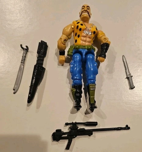 Vintage GI Joe  ARAH Figure 1989 Gnawgahyde With Accessories