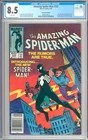Amazing Spider-Man #252 (Newsstand Edition) 1st App. Black Costume 1984 CGC 8.5