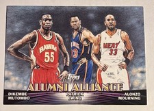 2000-01 Topps Chrome TC4 Ewing Mutombo Mourning Basketball NBA