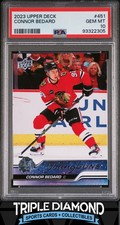2023 Upper #451 Deck Connor Bedard Rookie Young Guns PSA 10 Gem MT A918