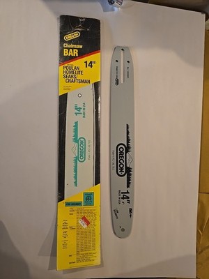 Oregon 14'' Chainsaw Bar. 1452A041. Fits Poulan, Homelite, Echo S52 Chain