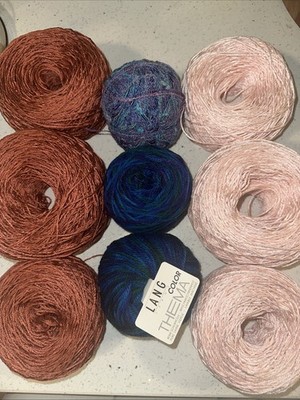 Yarn Lot- Pima Cotton, Wool, Nylon- Hogh Quality