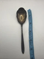 Silver Plate Sugar Spoon - Meriden Silver Co. Floral