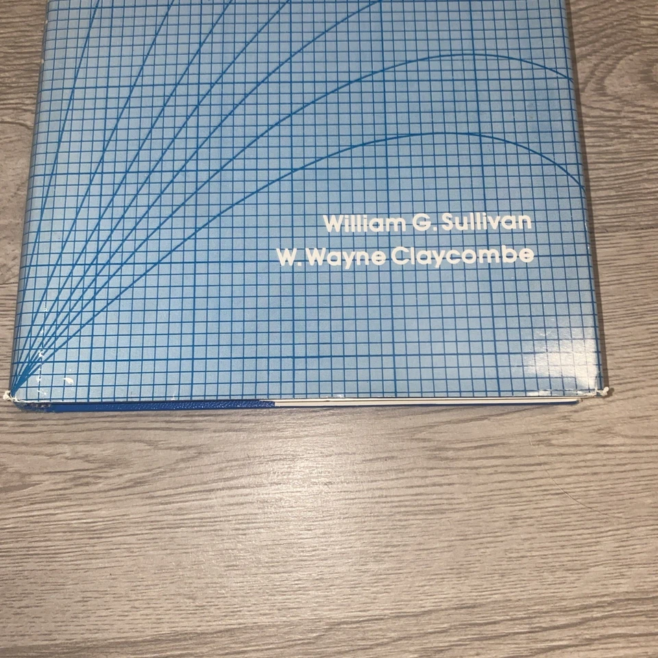 VINTAGE 1977 Fundamentals of Forecasting by William G. Sullivan HC DJ Book - Image 3 of 4
