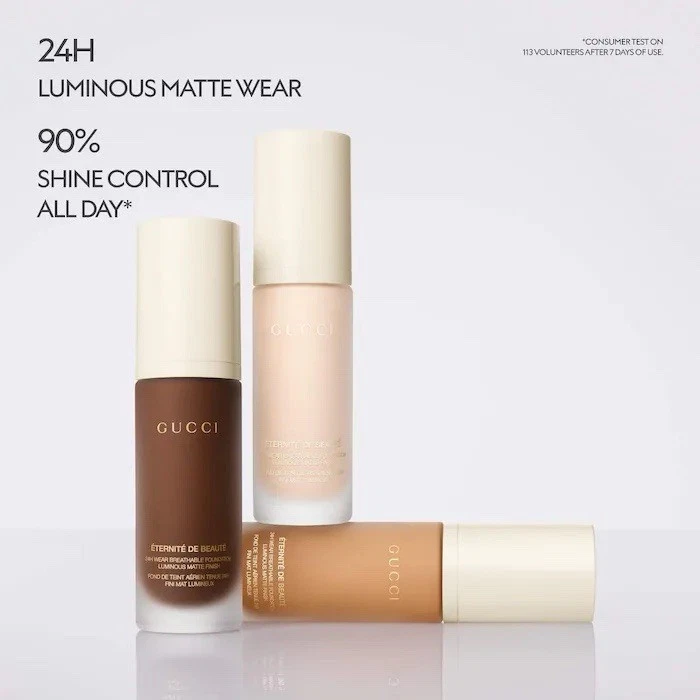 Gucci 24 Hour Full Coverage Luminous Matte Finish Foundation 140W 1oz 30ml New - Image 4 of 4