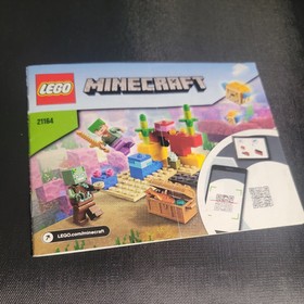 LEGO MINECRAFT LOT 3 Manual INSTRUCTION BOOKLETS ONLY 21164 21167 21121 🆒️