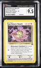 CGC 9.5 MINT+ Team Rocket's Meowth 18 Wotc Black Star Promo Pokemon Card