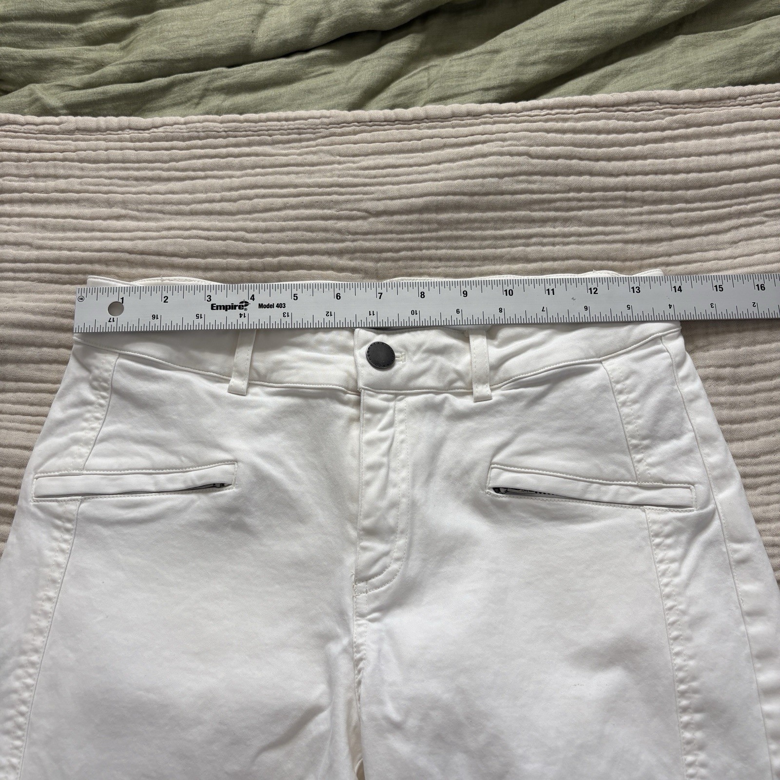 Peruvian Connection White Ryder Pants Skinny Wome… - image 8