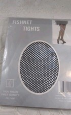 FISHNET TIGHTS, Full Fishnet Pantyhose Tights Vintage One Size Up To 5'9" 170lbs
