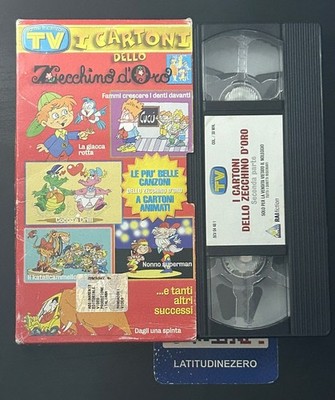 I CARTONI DELLO ZECCHINO D ORO SECONDA PARTE -  VHS ITA in italiano TV SORRISI
