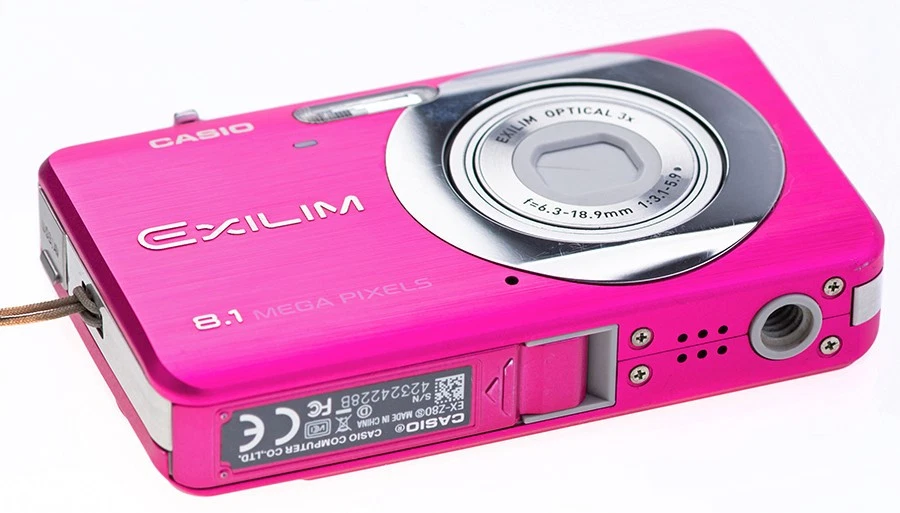 Casio Exilim EX-Z80 / PINK / 38-114mm / f3,1- 5,3 / Point and Shoot Kamera (1210 - Bild 3 von 4