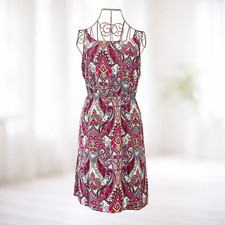 Old Navy Colorful Boho Sundress L Short Casual Festival Beach Cruise Coachella