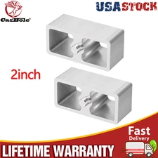 Billet Aluminum Leaf Spring Lowering Block Kit For Ride Height 2 Inch Universal