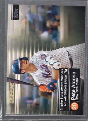 2020 Topps #ESAW-1 Pete Alonso Empire State Award Winners