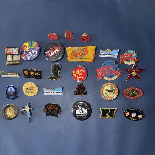 Las Vegas Reno NV Pin Lot Beatles LOVE Cirque Du Soleil W/ Planet Hollywood