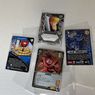 Vintage Shonen Jump Promo Lot - Goku PR-001, Bleach Ichigo P25, Blue Dragon SJ-E