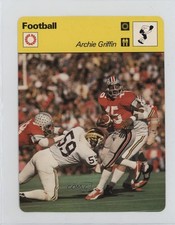 1977-79 Sportscasters Series 13 Lausanne Archie Griffin #13-06 0q3