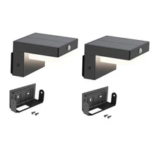 Square Solar Wall Lights Solar Powered Wall Lamps LED Lights PIR Sensor 
